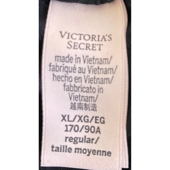 Victoria's Secret Stars Constellation Black Gold Pajama Pants Women XL Pockets - Picture 3 of 3